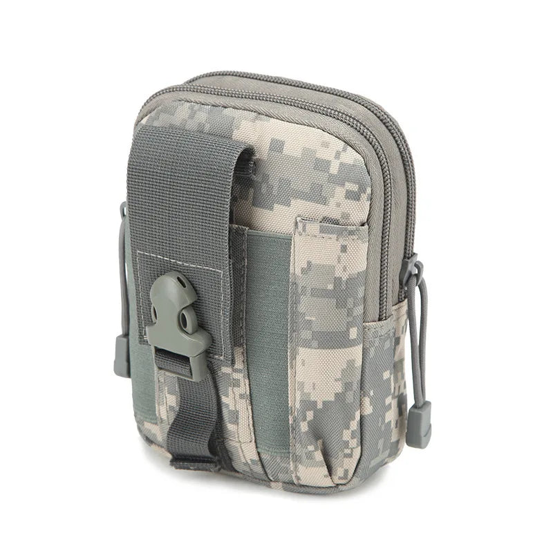 Tactical First Aid Waist Pack Men Camo Molle Pouch Outdoor Cycling Running Camping Hunting Multi-Function Tool Phone Bag