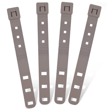 MOLLE Straps, Durable MOLLE Clips Attachments for Vests, Tactical Malice Clips - 4 Pcs