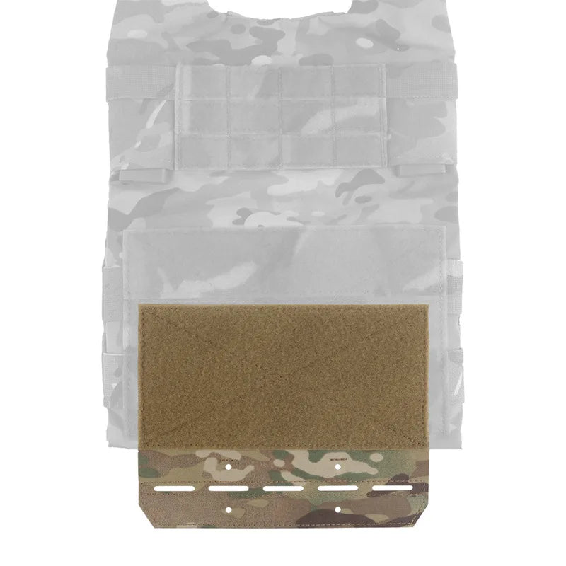 Molle Plate Carrier Back Panel for Hunting Vest, Multi-purpose Drop Hanging Plate V1 for Chest Rig Backpack