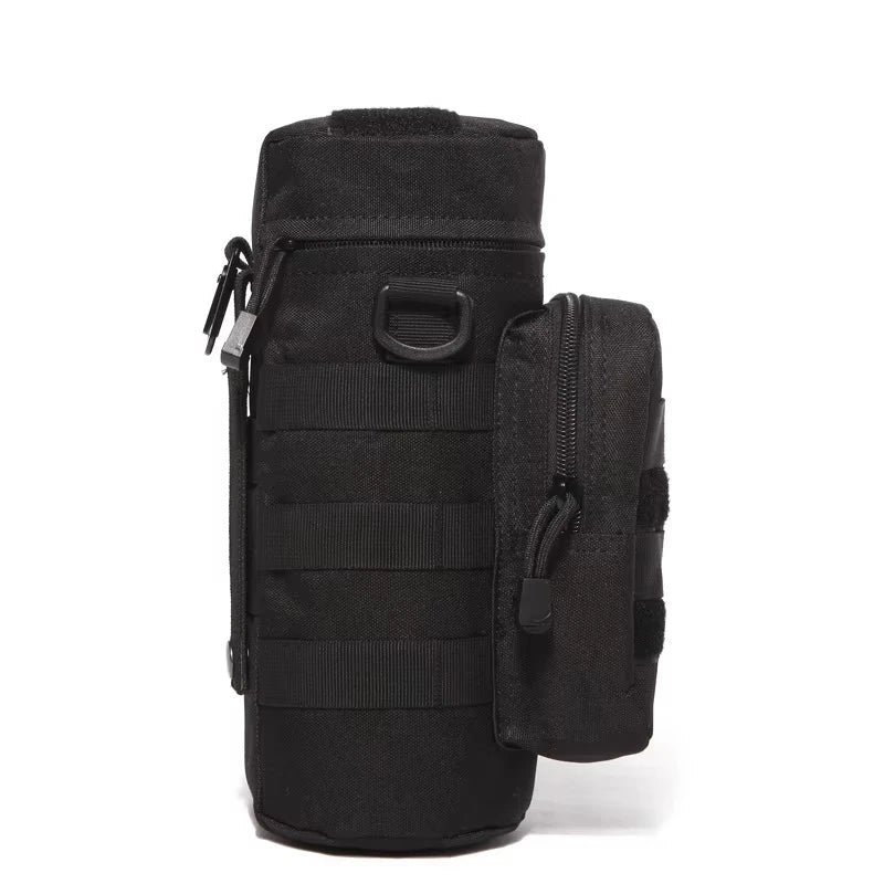 Tactical Water Bottle Bag Molle Pouch Holder Outdoor Travel Camping Hiking Cycling Fishing Hunting Water Bottle Kettle Carrier