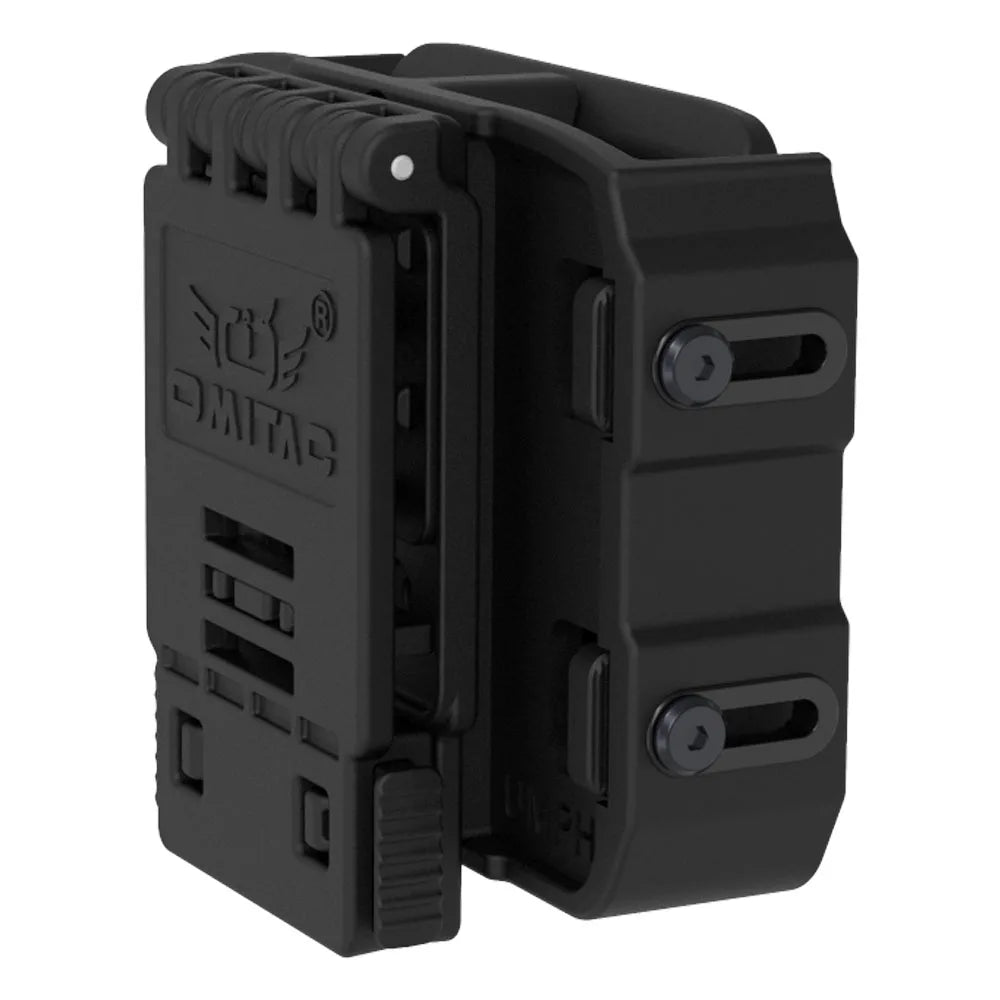 Universal Double Magazine Pouch with Belt Clip for Various Caliber Single Or Double Stack Magazines