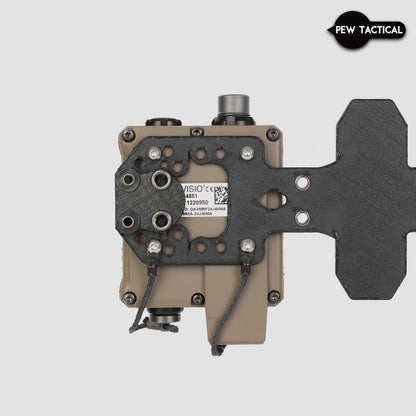 PEW TACTICAL AXL STYLE CommSled Universal PTT Molle Mount for U94 TEA Invisio10/20 CURV Material