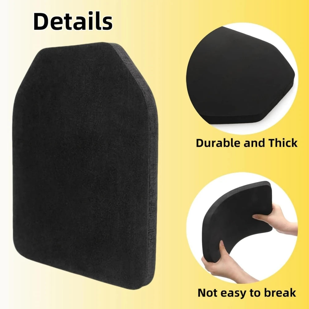 Tactical Airsoft Foam Plates EVA Airsoft Paintball Foam SAPI Pad for Vest Inner Liner Foam Plates 12x10Inch