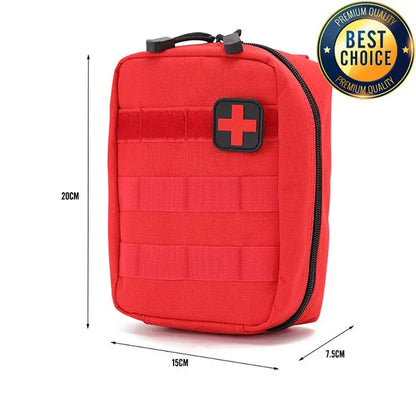 Outdoor Tactical Multifunctional Waistpack MOLLE Medical Emergency Kit Portable Survival Kit Accessory Pouch Camo Training Bag