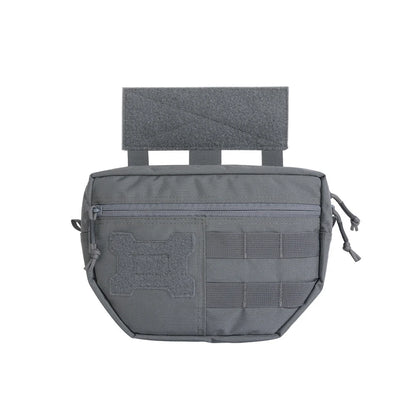 Double Layer Outdoor EDC Pack Men Tactical Molle Waist Pouch Nylon Vest Hang Pouch Fanny Pack Camping Hunting Accessories Bags