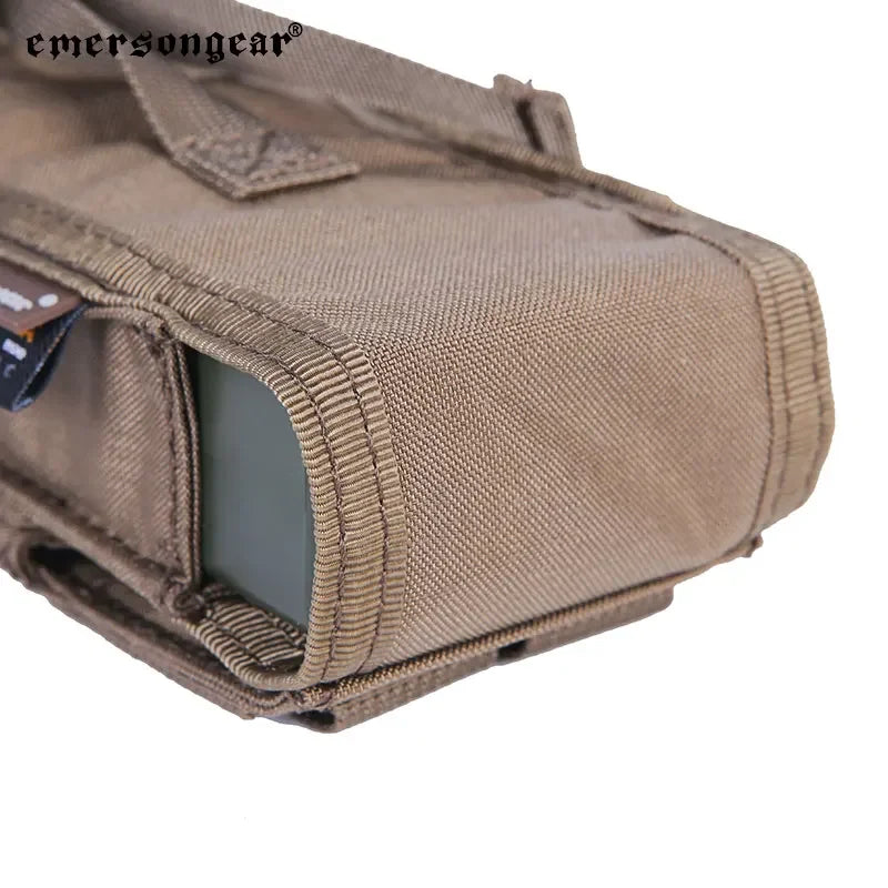 Emersongear PRC 148/152 Radio Pouch Hunting Radio Holder Bag Combat Molle Trekking Camping Daily Sports Outdoor Nylon EM8350
