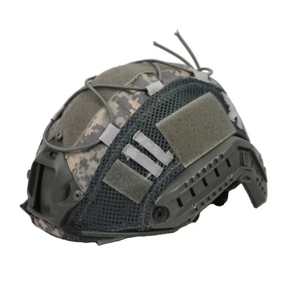 Tactical Helmet Cover Fast Helmet Multi-Camo Helmet Cover for Airsoft Helmet Paintball CS Wargame Sport Hunting Shooting Gear