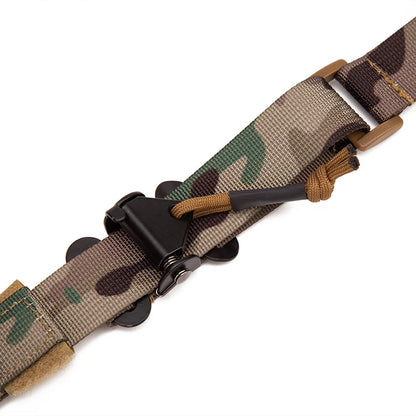 Tactical Rifle Sling Modular Strap Removable 2 Point / 1 Point 2.25" Padded Combat Shooting Hunting Accessories