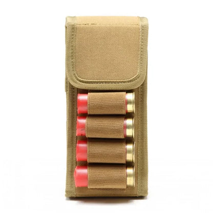 16 round Molle magazine pouches, 12-gauge shotgun ammo bag, magazine ammo carrier, rifle shell hunting accessories