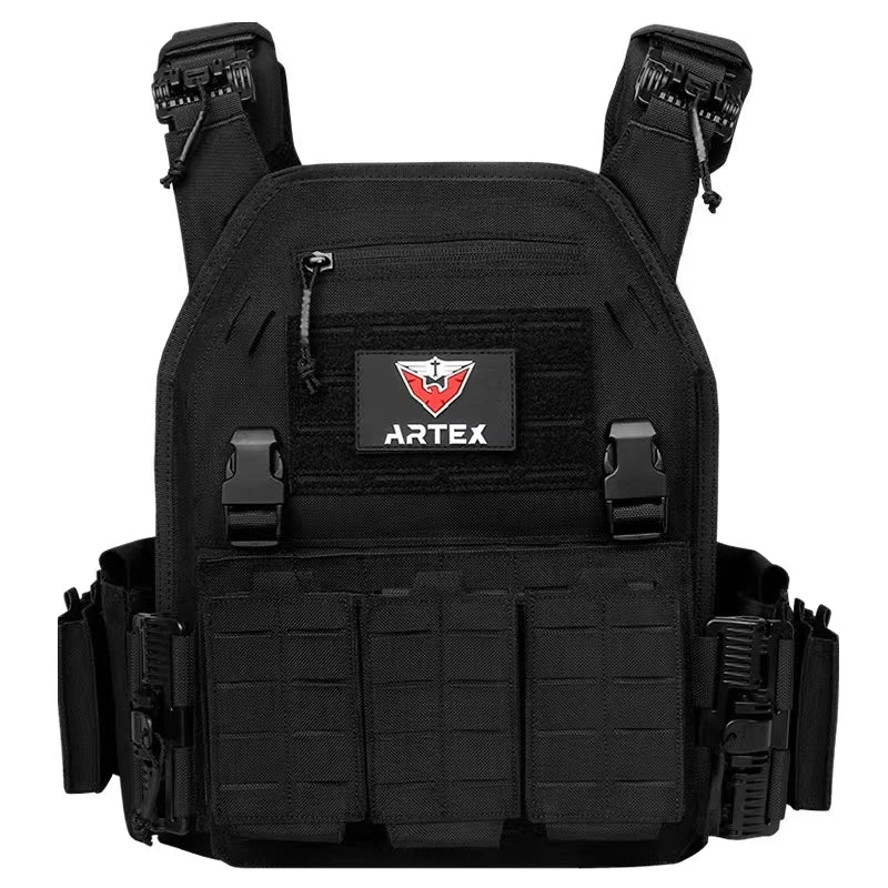 Tactical Vest Outdoor Hunting Plate Carrier Protective Adjustable Vest Airsoft Carrier Combat Equipment