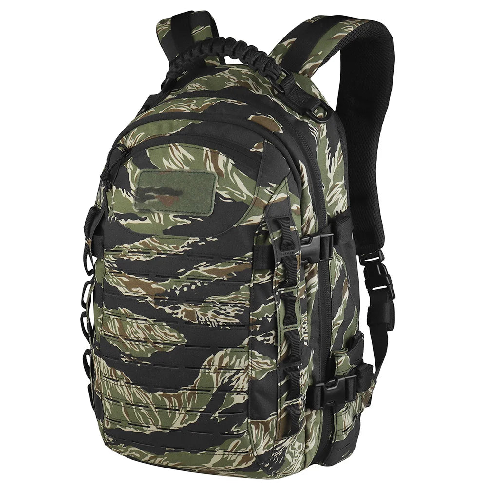 Tactical Multifunctional 25L Large Capacity Assault Backpack Outdoor Comfort Heavy Duty Bag Molle Pack Mission Knapsack