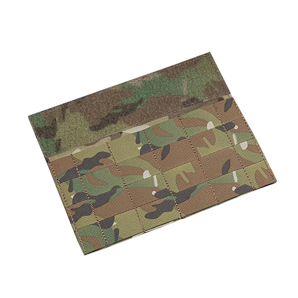 Tactical Vest Full MOLLE Panel Front Flap Micro Fight Chassis Hanging Panel For MK3 MK4 Chest Rig Hunting Vest