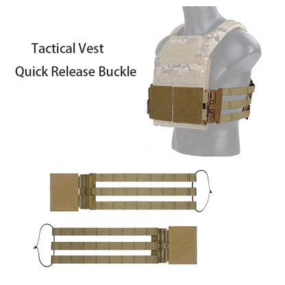 High Quality Tactical Vest Cummerbund Quick Release Buckle Set Vest Plate Carrier For Airsoft JPC CPC 6094 420 Vest Accessories