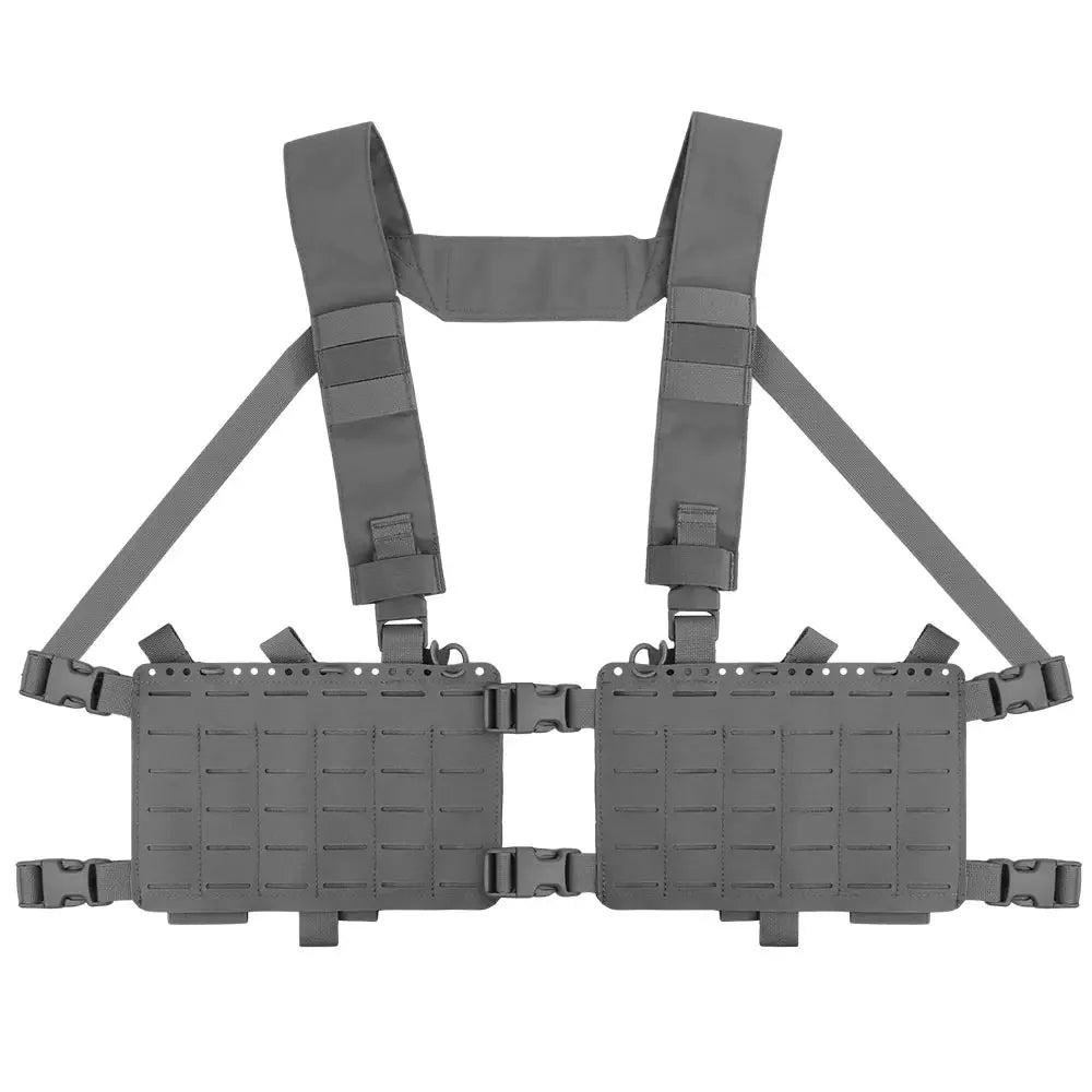 Tactical Vest Alpha Chest Rig SS Style MOLLE Modular Quick Release 34 Split Chassis Militar Magazine Pouch Airsoft Equipment
