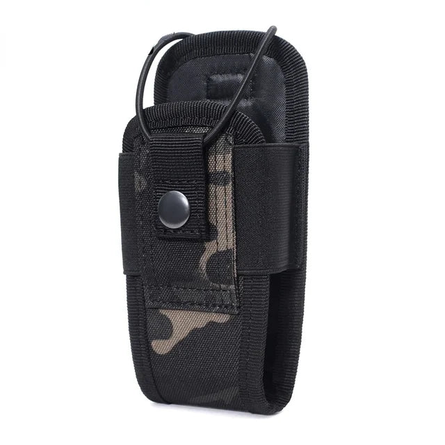 1000D Molle Radio Walkie Talkie Pouch Waist Bag Holder Pocket Portable Interphone Holster Carry Bag for Hunting Camping