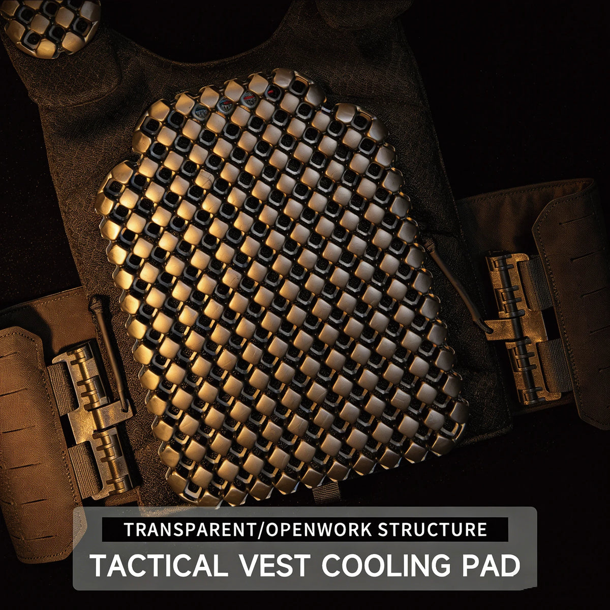 Tactical Vest Universal Heat Dissipation Board 3D Breathable Pad, Sweat Wicking and Stress Reducing Shoulder Pad, Backpack Liner