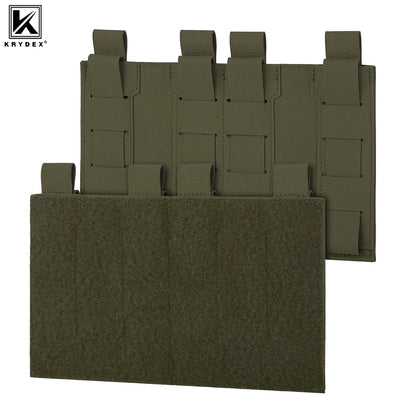 KRYDEX Tactical MOLLE LOOP Panel Patch Board Display Vest Mounting Placard Platform for Backpack Plate Carrier Chest Rig