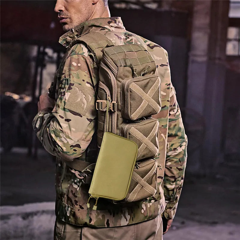 M9 Universal Tactical Pistol Bag Case for GL 17 19 Beretta Gun Bag Holster with Magazine Holder Shockproof Padded Protector
