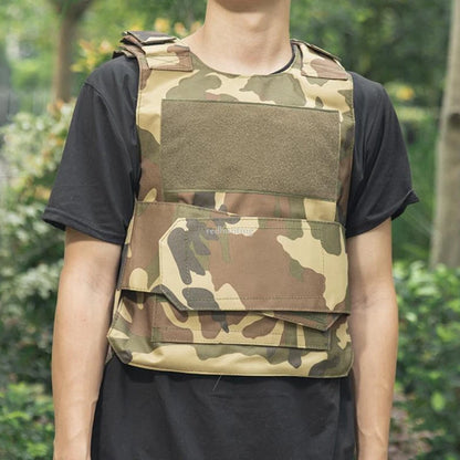 Tactical Vest Outdoor Adjustable Airsoft Paintball Vest Combat Training Protective Costume Molle Clothing for Men Women