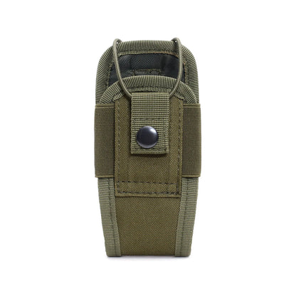 Tactical Molle Radio Walkie Talkie Pouch Outdoor Portable Radio Interphone Holster Carry Bag Adjustable Universal Radio Holder