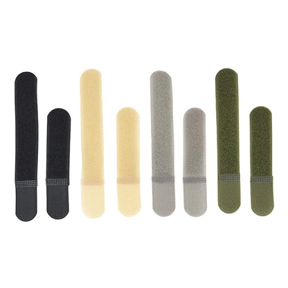 Tactical Nylon Straps Cable Ties Strap 5PCS Webbing Organizer Fix Hook Loop Grip Wrapping Cord Reusable Backpack Velcro Zip Ties