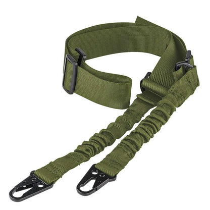 One Single Point Adjustable Bungee for Rifle Gun Sling Strap Hook Safety Belt Wild Survival Training Tactical Army Equipment