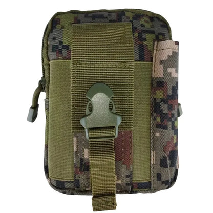Tactical First Aid Waist Pack Men Camo Molle Pouch Outdoor Cycling Running Camping Hunting Multi-Function Tool Phone Bag
