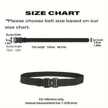 2026 New Classic Design Fashion Matching Essentials Tactical Quick Release Snap Snap Elastic Leisure Outdoor Training Belt