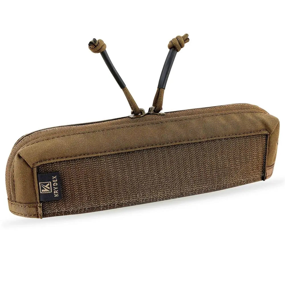 KRYDEX Tactical Zipper Insert Cover Pocket Pouch Double Zipper For MK3 MK4 Chest Rig Airsoft Paintball Hunting Vest Accessories