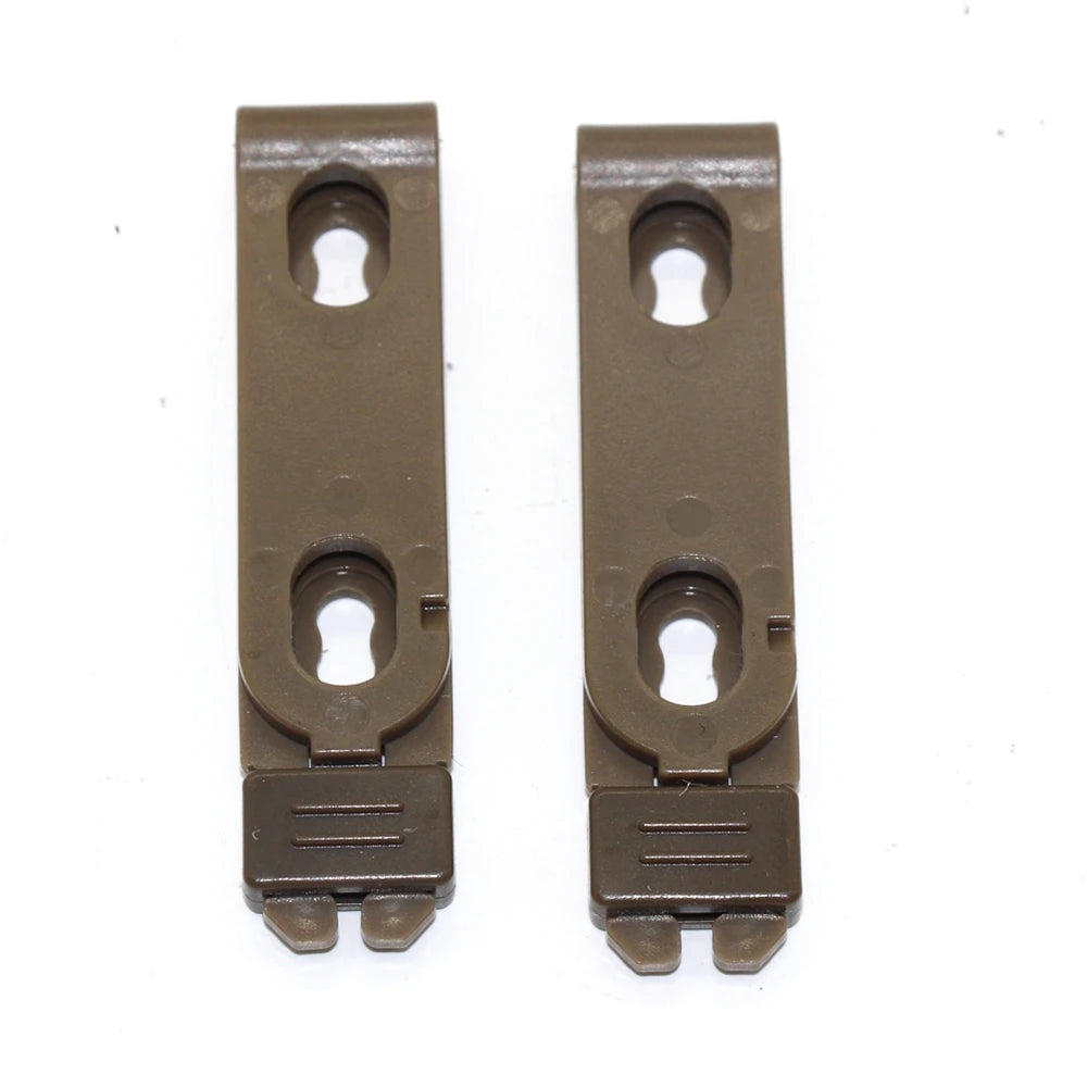 2PCS 4PCS Tactical 9mm Molle Clips Clamp Molle Attachment Soft Shell Magazine Pouch Universal Knife Sheath Back Clips Knife Clip