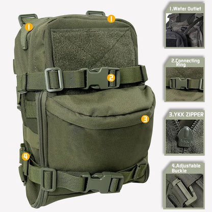 EMERSONGEARS tactical Vest Pouch Mini Hydration bag Hydration Backpack Assault Molle Pouch  2L Sport Water Bags