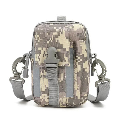 1Pcs Men's Belt Bag Outdoor Waist Bag Bag Waterproof Camo Sports Hunting Accessories Molle Nylon Cell Phone Storage Waist Pack