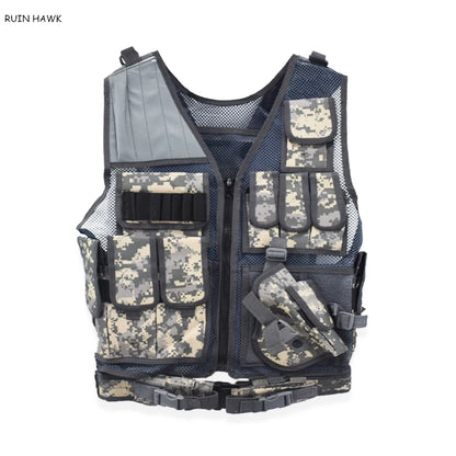Tactical Vest Men Outdoor Hunting Waistcoat Airsoft Sport Paintball Body Armor