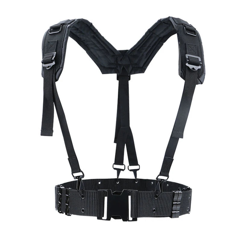 Outdoor Tactical Belt CS Army Fans Combat Belts Military Hunting Accessorios Y Belt Girdle Shoulder Chest Strap Tactico Military