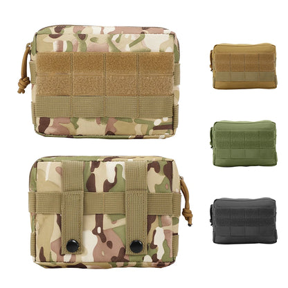 Metal buckle suspension system outdoor EDC tool kit accessory kit Molle waist bag can be hung on top of hunting vest backpack