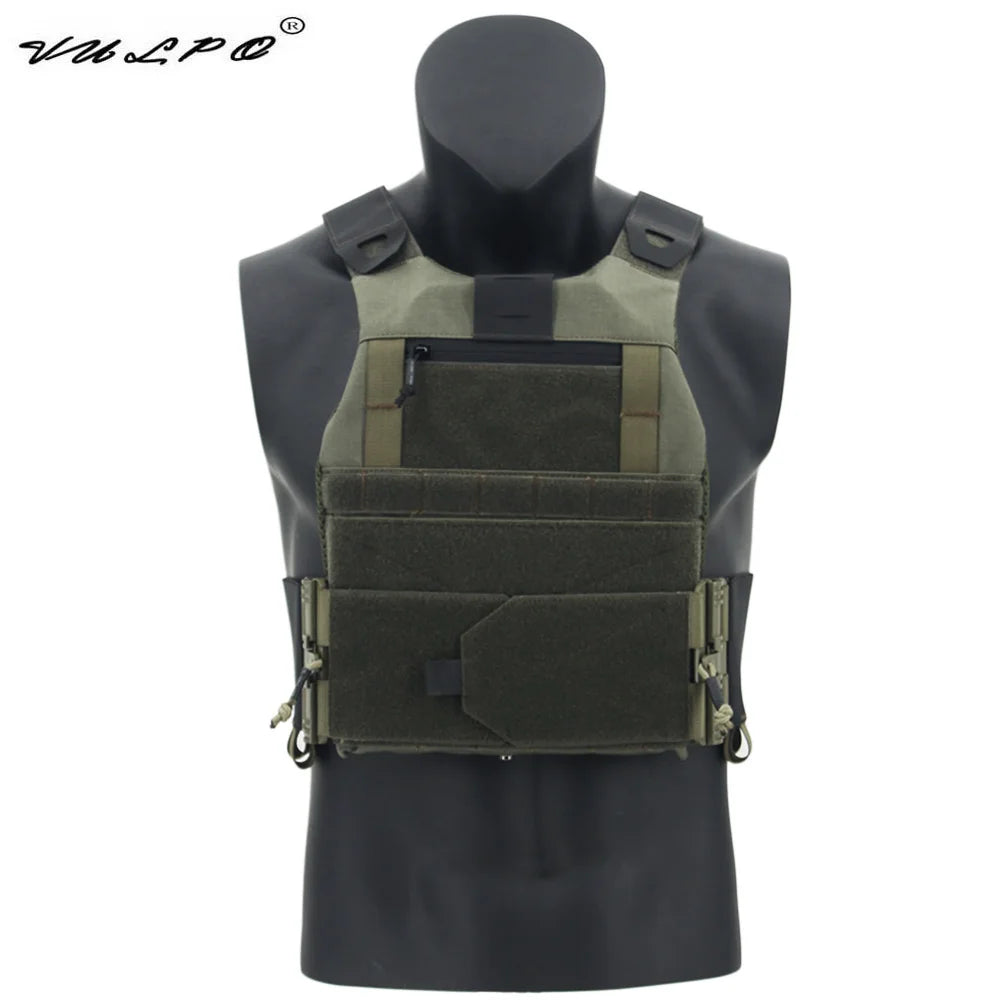 VULPO FCSK 2.0 Tactical Vest Lightweight Hunting Airsoft Combat Vest CS Game Quick Release Elastic Cummerbund Vest