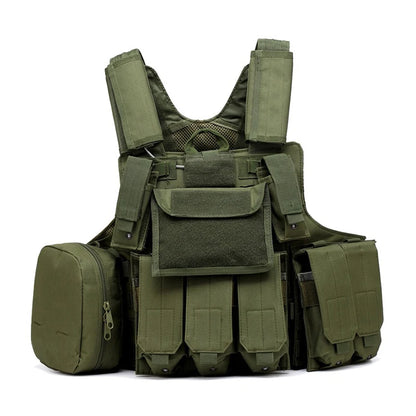Quality Wholesale High Quality Polyester Outdoor Tactical Multi Functional Hunting Black Green Quick Release Vest