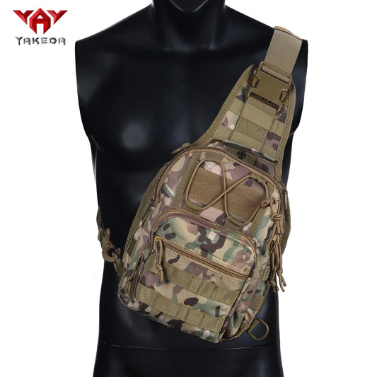 Training shoulder bag crossbody bag 900D carrying strap bag chest bag multiple pocket compartment MOLLE webbing