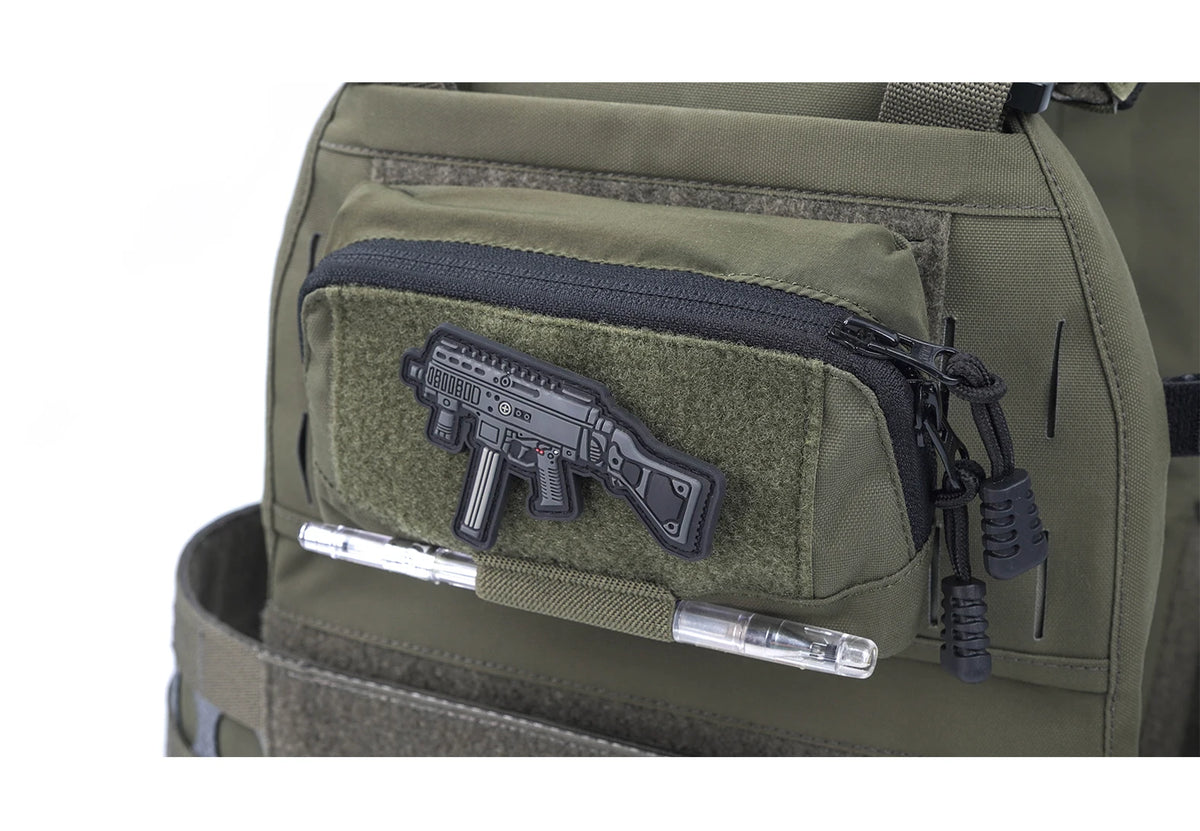 Tactical Molle Map Pouch Huting Equipment Ferro Concepts Airsoft Edc Bag Admin Panel Camping Accessories Outdoor Black