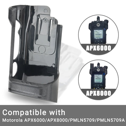 Clip Holster Carry Waist Case Fit Motorola APX6000/APX8000/PMLN5709/PMLN5709A Holder Case for Walkie Talkie Two Way Radio