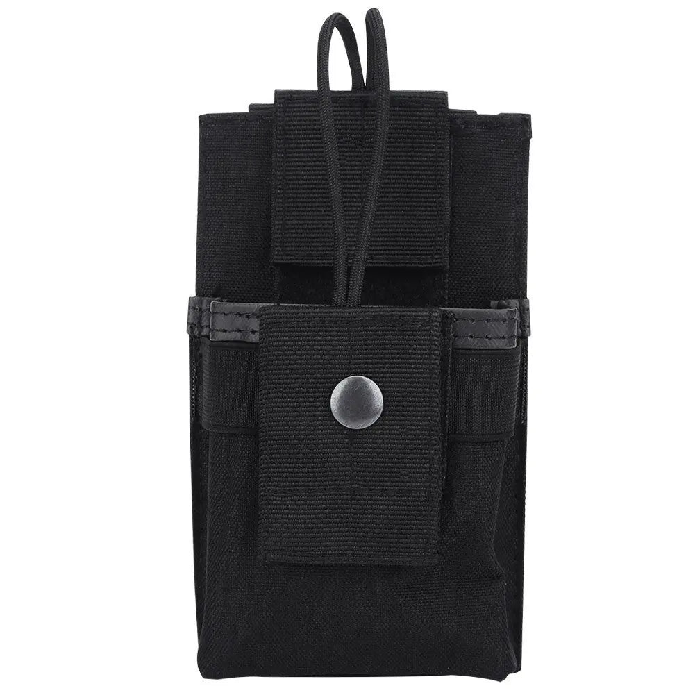 6 Style Tactical Molle Radio Holder Portable Walkie Talkie Pouch Case Radios Holster Bag Camping Hunting Accessories