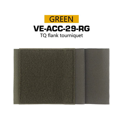 Outdoor TQ tourniquet Holder For Camping Vest Plate Carrier Side Wing Magic Fastener Elastic Tourniquet Pouch Vest Accessories