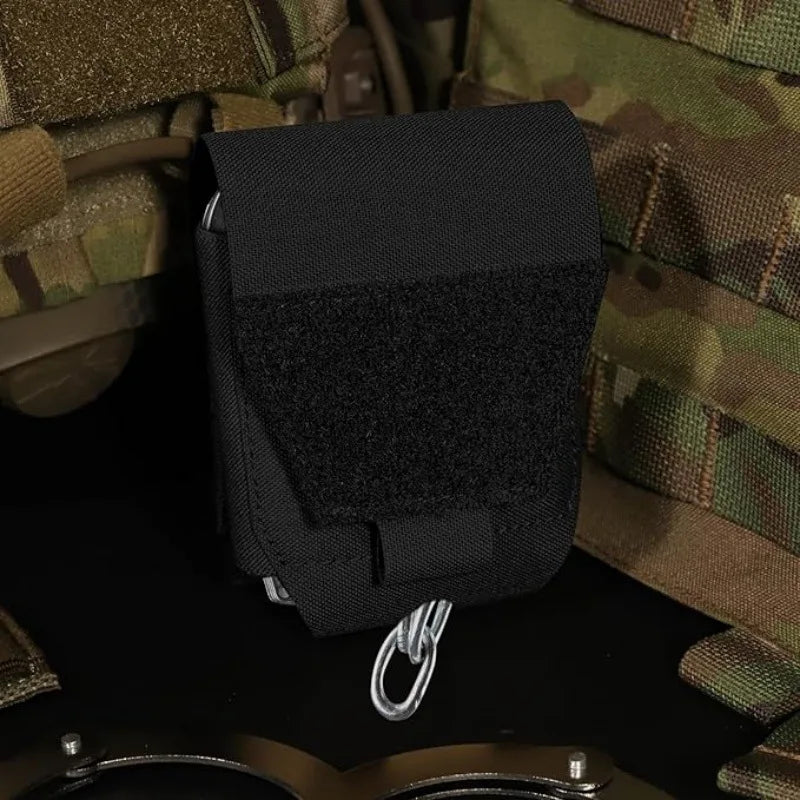 Tactical MOLLE Handcuff Pouch,Handcuff Case for Duty Belt MOLLE Vest Law Enforcement Accessories