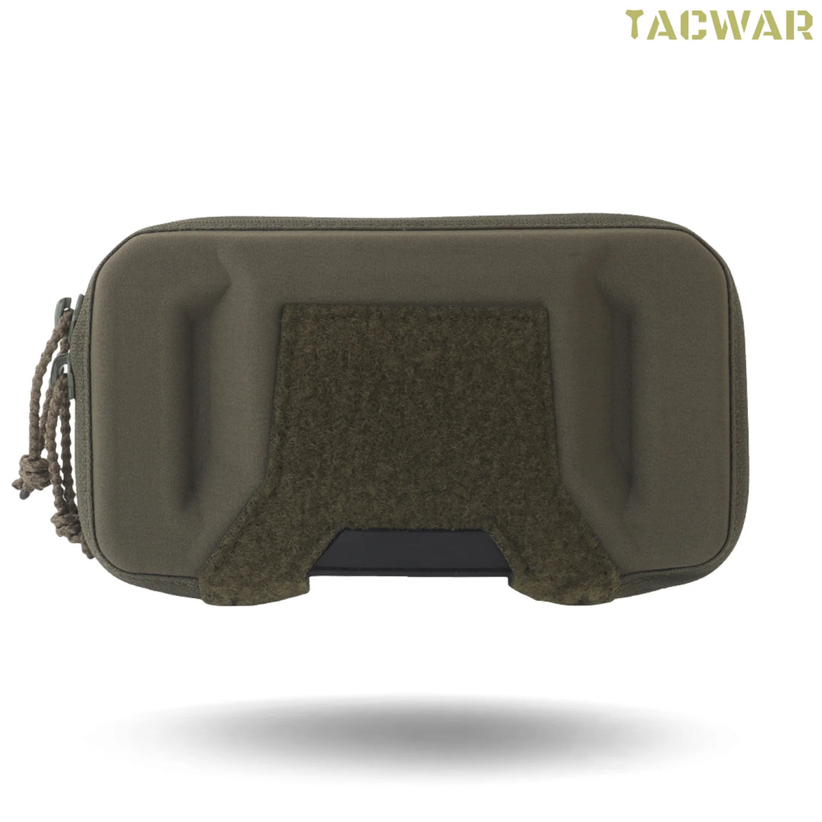 Tactical Universal Phone Pouch with Rigid Protective Shell,  MOLLE Chest‑Mount Phone Holder for Plate Carrier Chest Rig