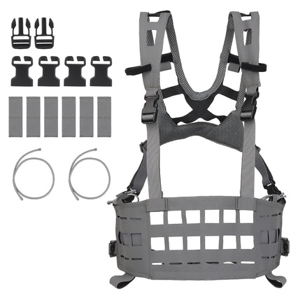 JPC Tactical Vest SPC Chest Rigs Molle System Hunting Airsoft Paintball Lightweight Multi-functional Load Bearing Platform
