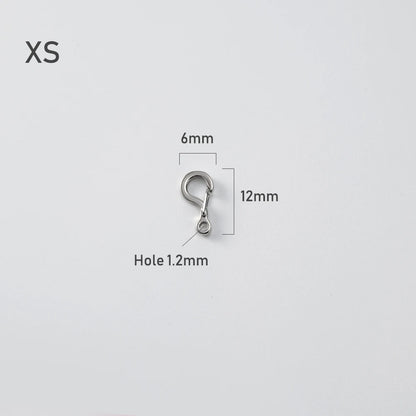 Small Size Key Chain Buckle Outdoor EDC Tool Keyring Accessories Titanium Alloy
