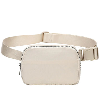 New Sports Waist Packs Nylon Waterproof Chest Bag Outdoor Sports Running Phone Pouch Versatile Crossbody Bag for Men and Women