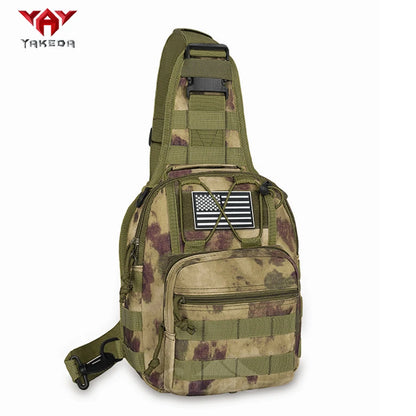 YAKEDA Multifunctional Outdoor Sling Bag, Casual Travel Chest Pack, Durable Daily Use Crossbody Bag for Men & Women