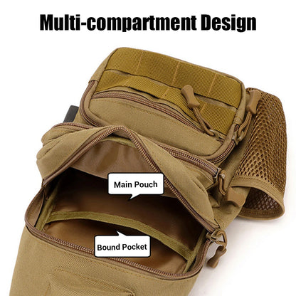 Tactical Sling Chest Pack Crossbody Shoulder Pouch Outdoor Handbag Camping Climbing Shoulder Backpack Hunting Bag
