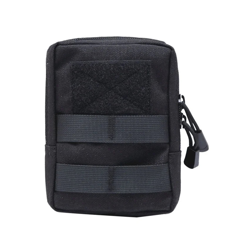 600D Outdoor Waist Bag Molle Pouch Tool Zipper Waist Pack Hungitng Accessory Belt Pouch